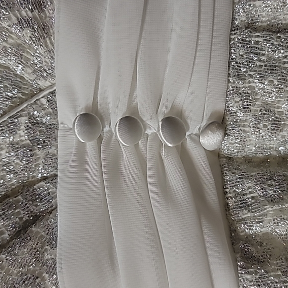 Tease Me Juniors Metalic and Lace Spaghetti Strap Formal Dress, Size 3 - Picture 6 of 9